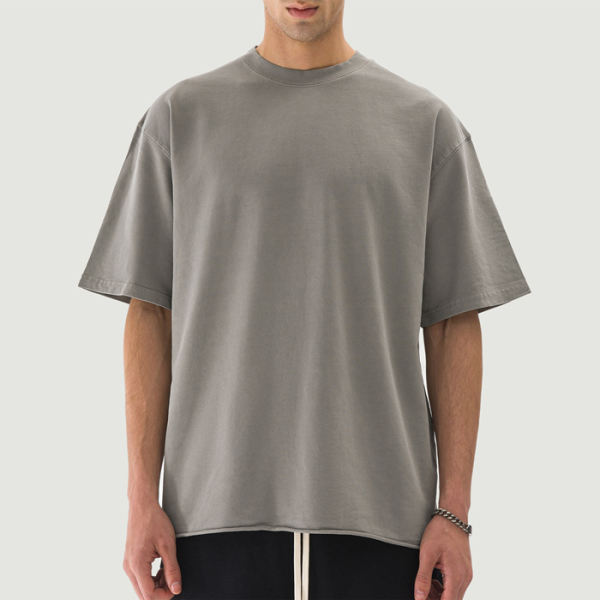 PODpartner Faded Raw Hem Tee, 260 GSM
