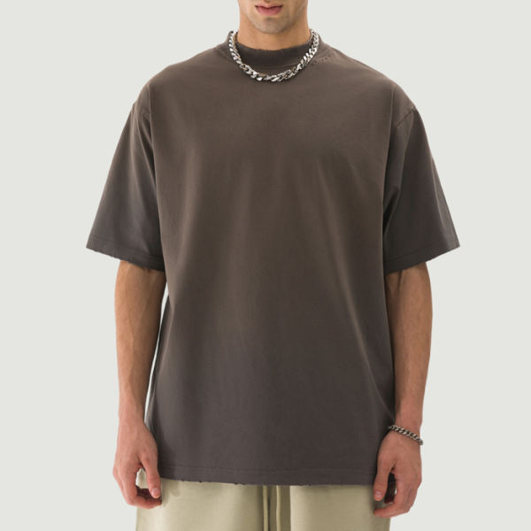 PODpartner Oversized Sun Faded Distressed Tee, 260 GSM