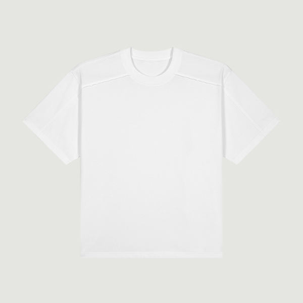 PODpartner Raw Seam Paneled Boxy Tee, 280 GSM