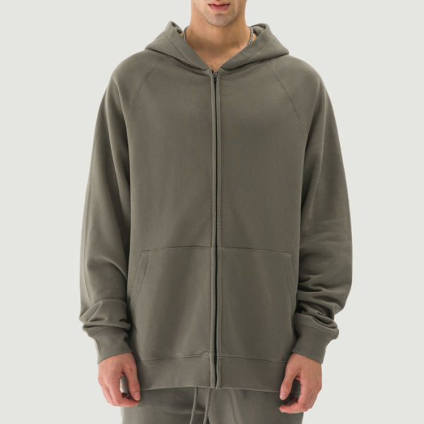 PODpartner Brushed Fleece Full-zip Hoodie, 380 GSM