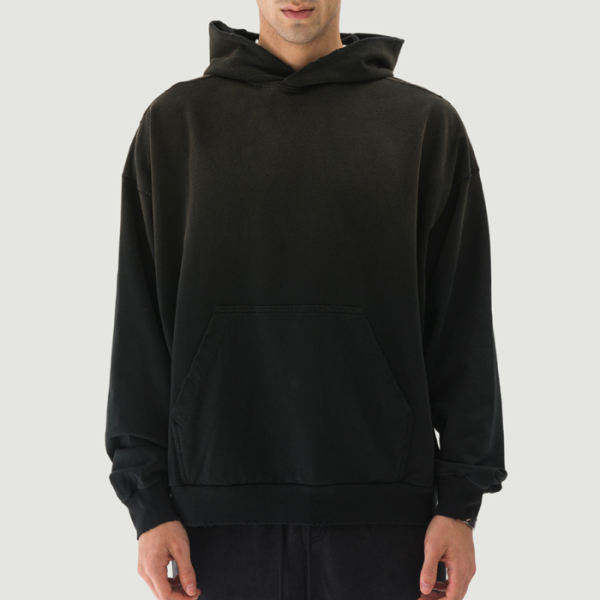 PODpartner Sun Faded Distressed Hoodie, 380 GSM