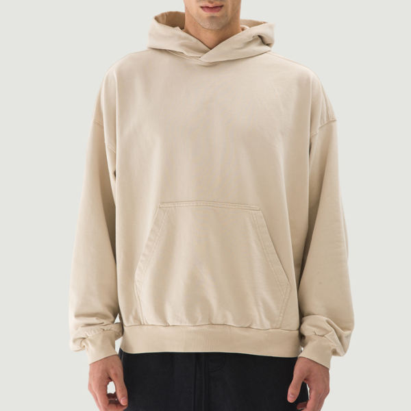 PODpartner Boxy Sun Faded Hoodie, 380 GSM