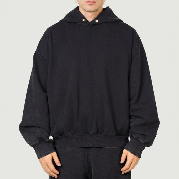 PODpartner Snap Collar Hoodie, 420 GSM