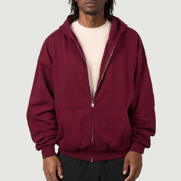 PODpartner Tapered Full-Zip Balloon Hoodie, 400 GSM