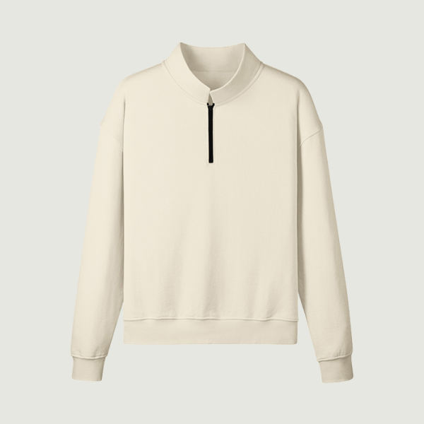 PODpartner Half-Zip Brushed Fleece Sweatshirt, 380 GSM
