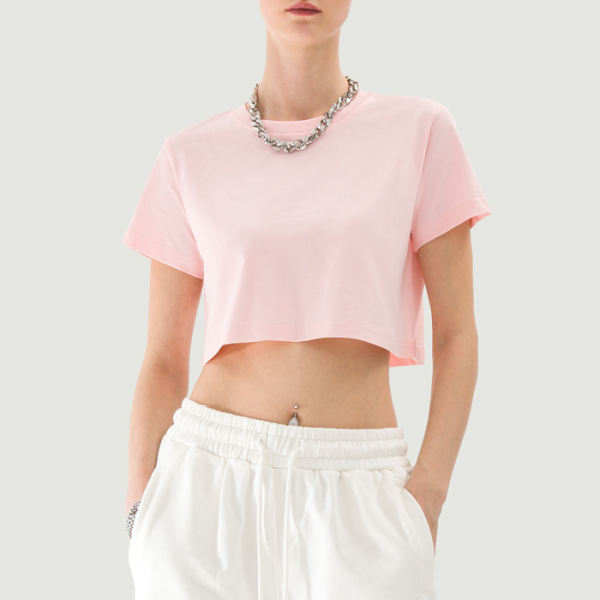 PODpartner Women's Crop Top Tee, 200 GSM