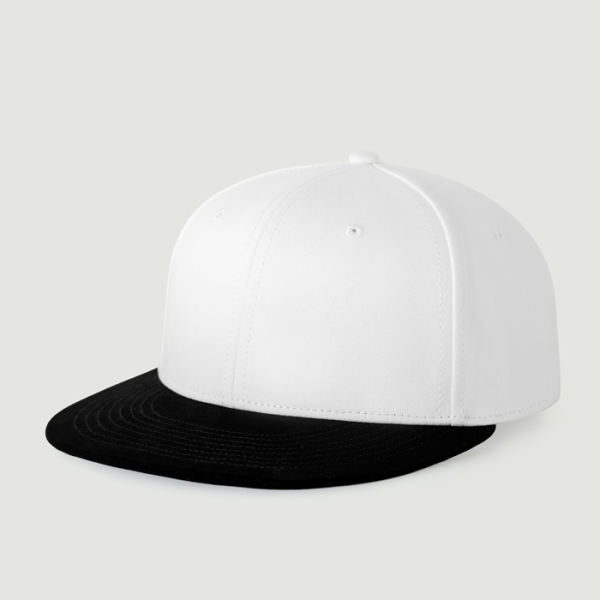 PODpartner Flat-Brim Snapback Cap